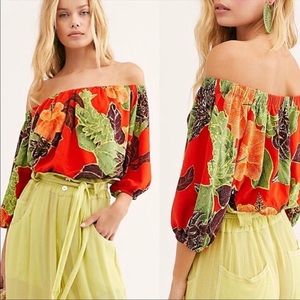 Off the shoulder crop top